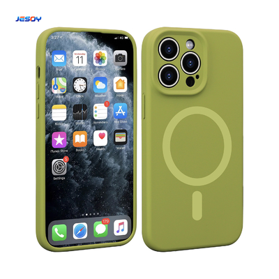 N52 Magnetic Magsafe Real Liquid Silicone Phone Case For IPhone 14 13 12