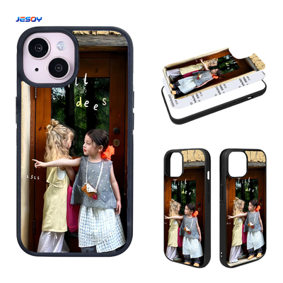 TPU Edge Aluminum Plate Sublimation Phone Case Compatible IPhone 15 16 Pro Max