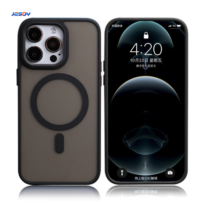 IPhone 16 Pro Magnetic Phone Case Anti Fingerprint Compatible Magsafe Charger