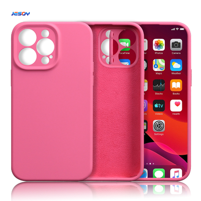 Scratch Resistant Real Liquid Silicone Mobile Case Shockproof For IPhone 16 Pro Max