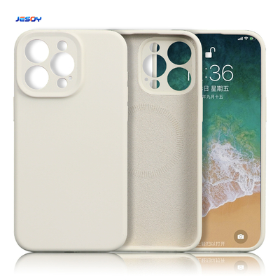 Strong Magnetic Real Liquid Silicone Mobile Phone Cover For IPhone 16