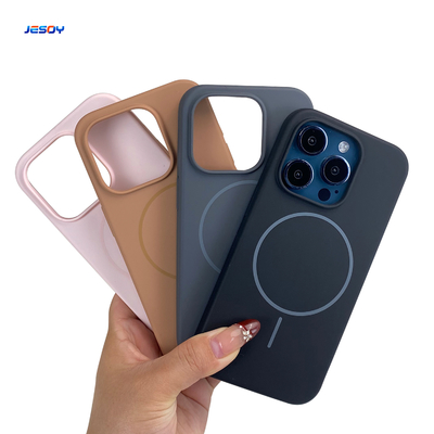 Magnetic Phone Case Shockproof Slim Liquid Silicone Phone Covers for IPhone 16 pro